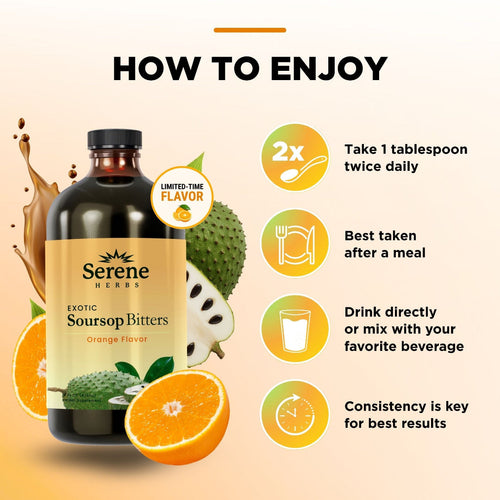 Soursop Bitters: Orange Flavor