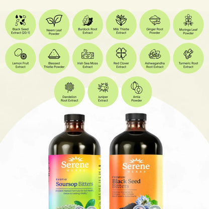 Soursop Bitters & Black Seed Bitters Bundle