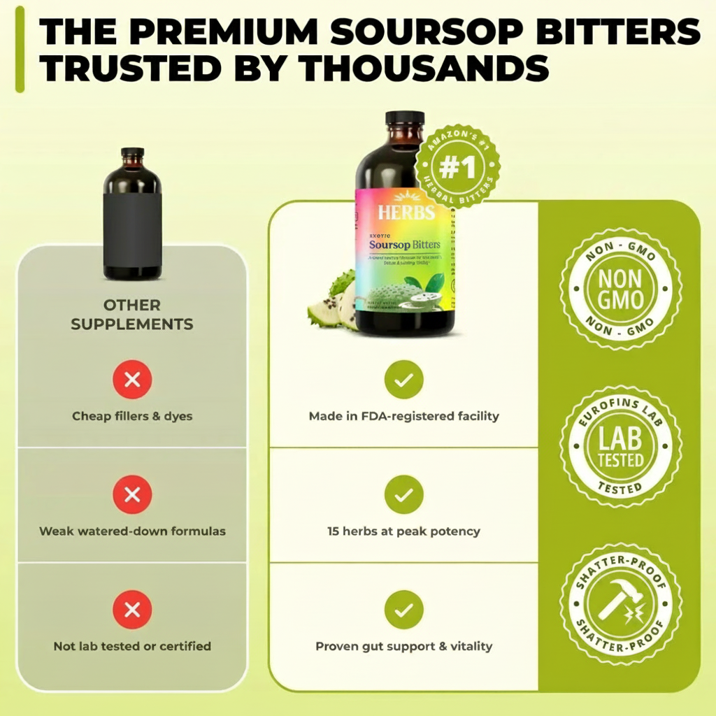 Soursop Bitters — Ancient Herbal Gut Reset